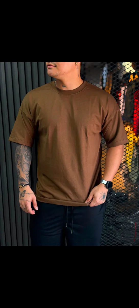 Camiseta oversize lisa